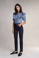 Secret Push In Slim - Dark Wash