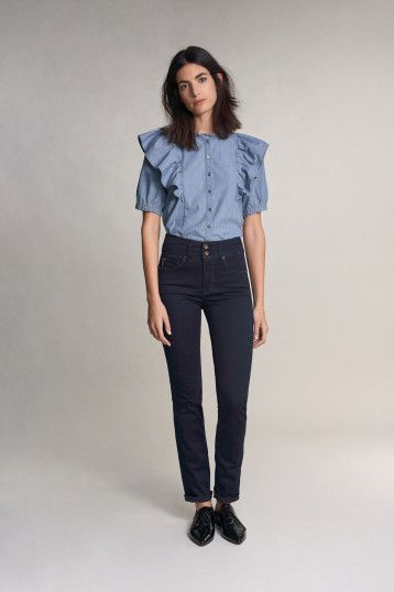 Secret Push In Slim - Dark Wash