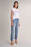 Beaded Logo T-shirt - White