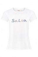 Beaded Logo T-shirt - White