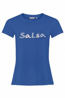 Beaded Logo T-shirt - Blue