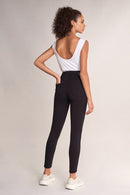 Contoor High Waisted Capri Jegging - Black