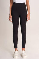 Contoor High Waisted Capri Jegging - Black