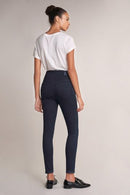 High Waisted Capri Jegging - Blue