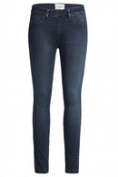 Push Up Wonder Med Waist Capri Jegging - Blue