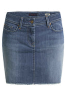 Push Up Denim Mini Skirt - Light Wash