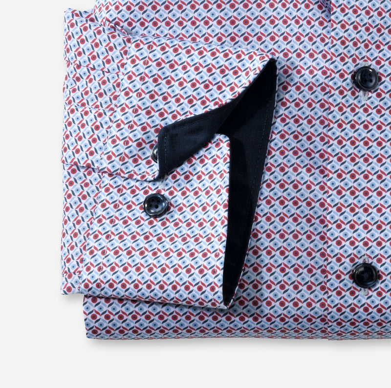 Luxor Modern Fit Shirt - Dark Red