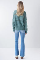 Parma Round Neck Jumper - Green
