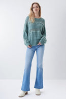 Parma Round Neck Jumper - Green