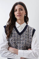 Elba 2 In 1 Vest & Shirt - Blue Print