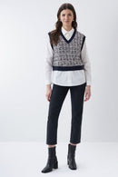 Elba 2 In 1 Vest & Shirt - Blue Print