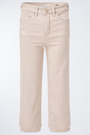 Secret Glamour Cropped Jean - White