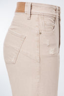 Secret Glamour Cropped Jean - White