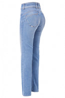 Secret Push In Slim Jean - Light Wash