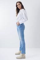 Secret Push In Slim Jean - Light Wash