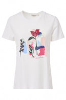 Front Print T-shirt - White