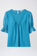 Brazil Short Sleeve T-shirt - Turquoise