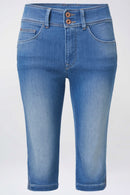 Secret Cropped Jean - Mid Wash