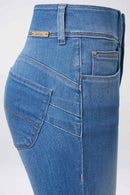 Secret Cropped Jean - Mid Wash