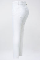 Secret Cropped Skinny - White