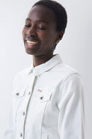 Santa Fe Denim Jacket - White