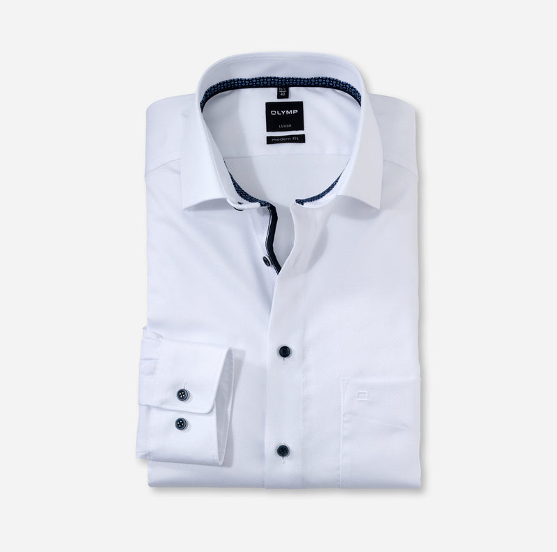 Luxor Modern Fit Shirt - White