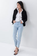 True Cropped Jean - Blue