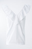 Cains Sleeveless T-shirt - White