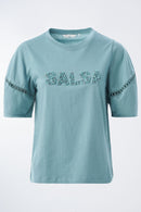 Short Sleeve Pearl Logo T-shirt - Green