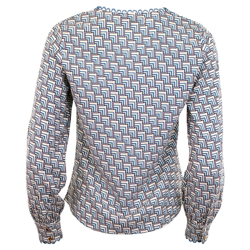 Bette Top - Blue Abstract