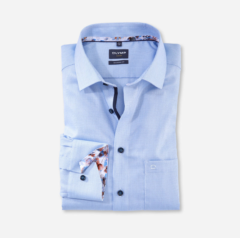 Luxor Modern Fit Shirt - Blue