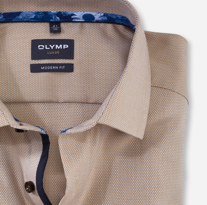 Luxor Modern Fit Shirt - Natural