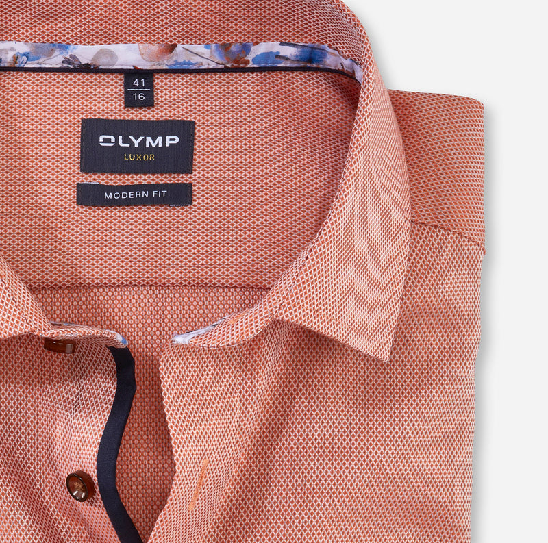 Luxor Modern Fit Shirt - Orange