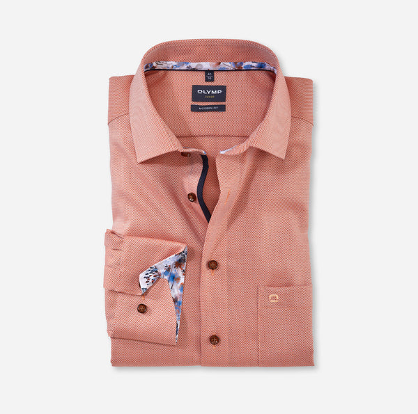 Luxor Modern Fit Shirt - Orange