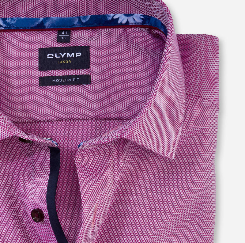 Luxor Modern Fit Shirt - Fuchsia