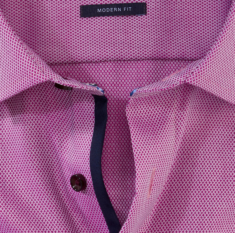 Luxor Modern Fit Shirt - Fuchsia