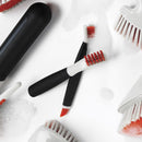 Deep Clean Brush Set - Red