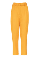 Belted Trouser - Gold