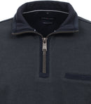 Contrast Collar 1/2 Zip Jumper - Urban Chic