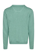 Plain Round Neck Jumper - Spring Green