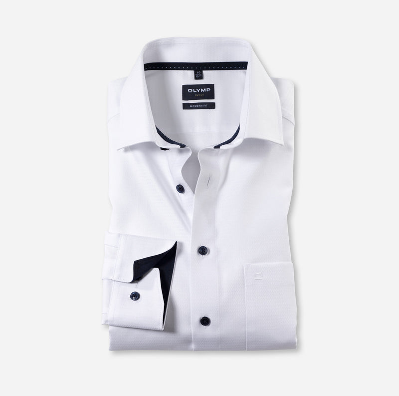 Luxor Modern Fit Shirt - White