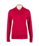Plain Roll Neck Jumper - Virtual Pink