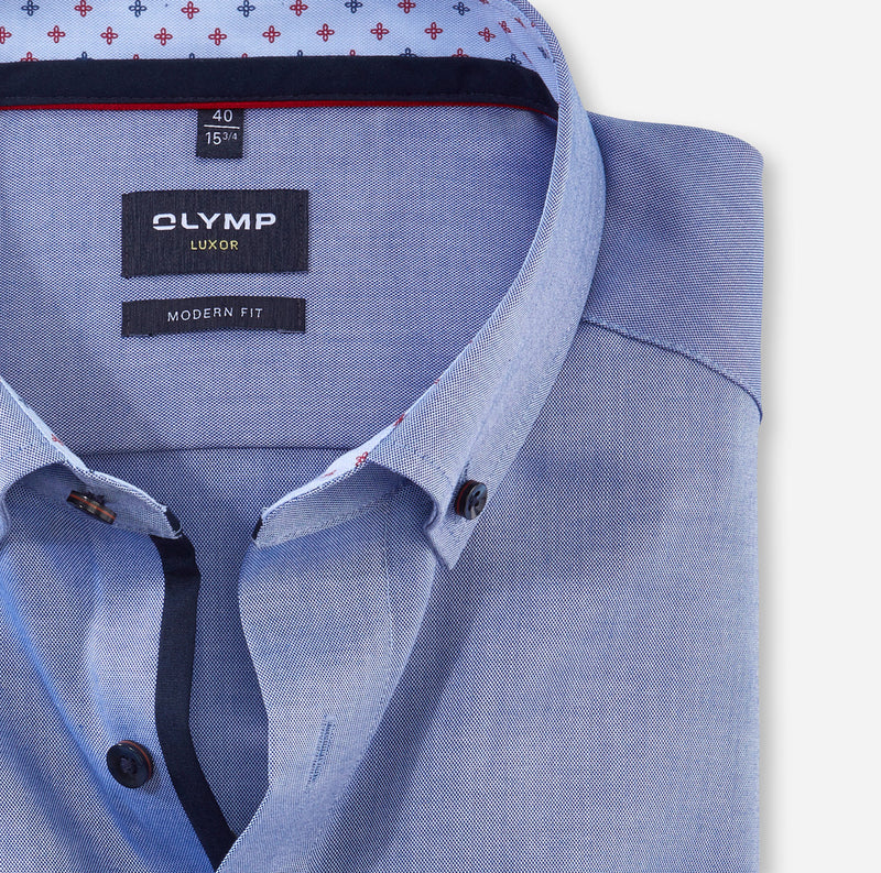 Luxor Modern Fit Shirt - Smoke Blue