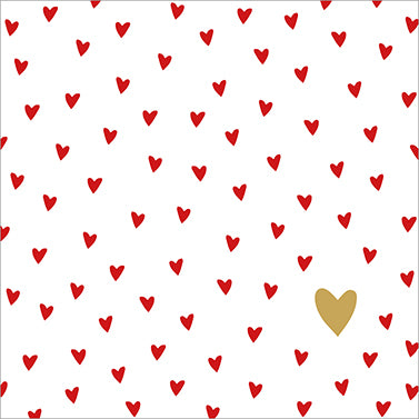 Cocktail Paper Napkin - Little Hearts