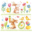 Paper Napkin Pack Of 20 - Rabbits At Work