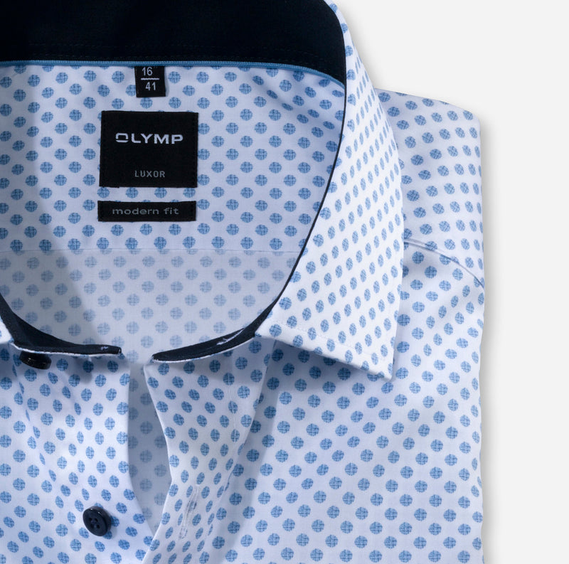 Luxor Modern Fit Shirt - Blue