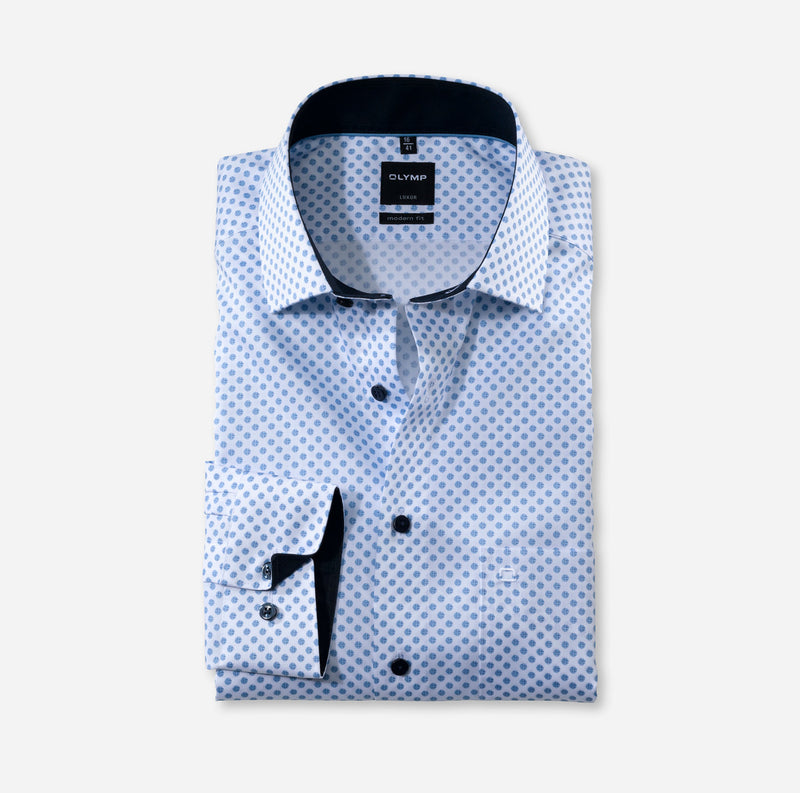 Luxor Modern Fit Shirt - Blue