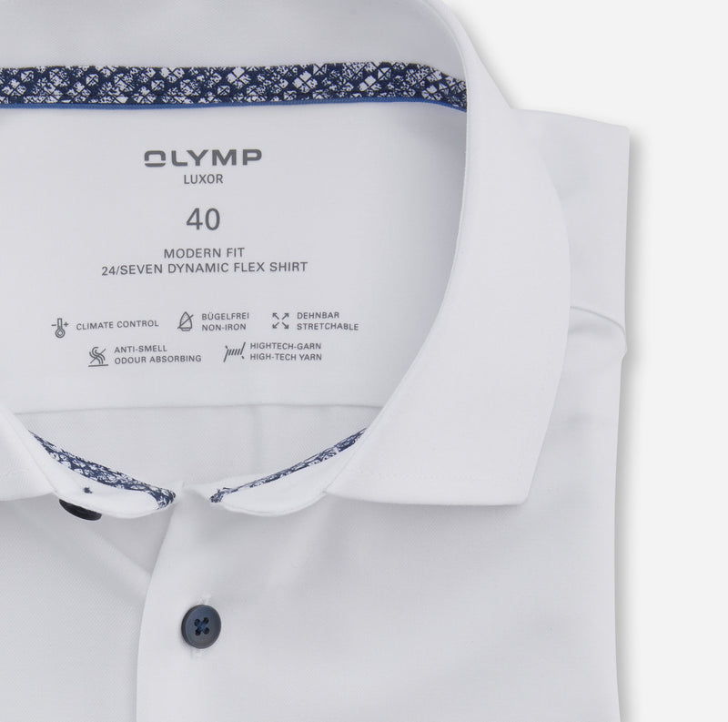 Luxor Modern Fit Shirt - White