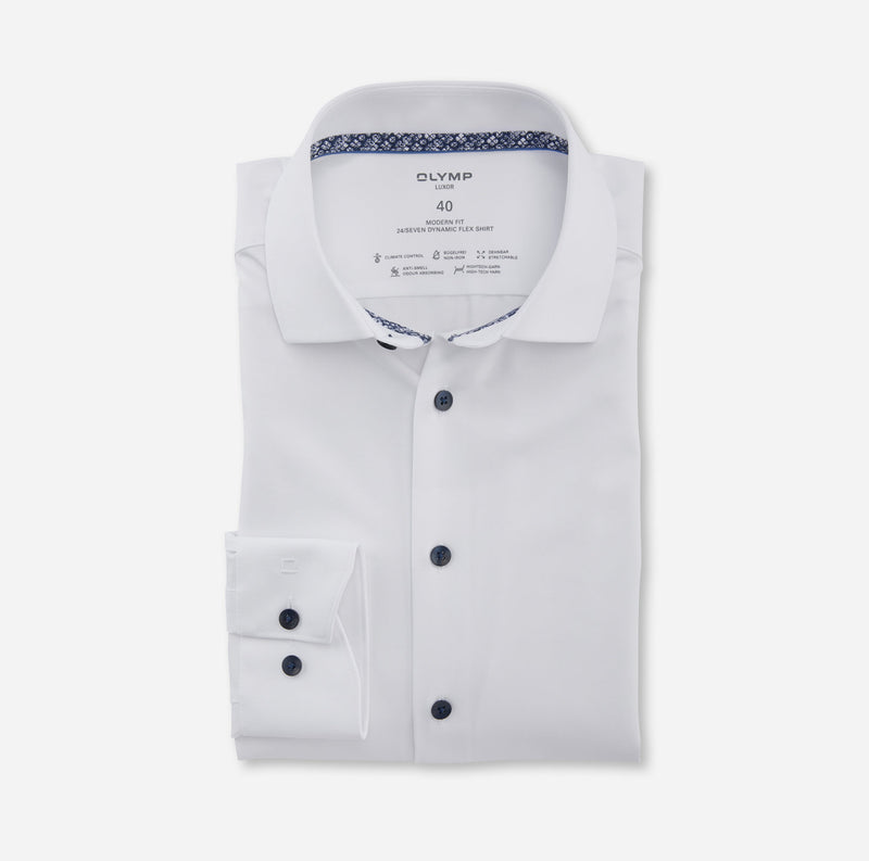 Luxor Modern Fit Shirt - White