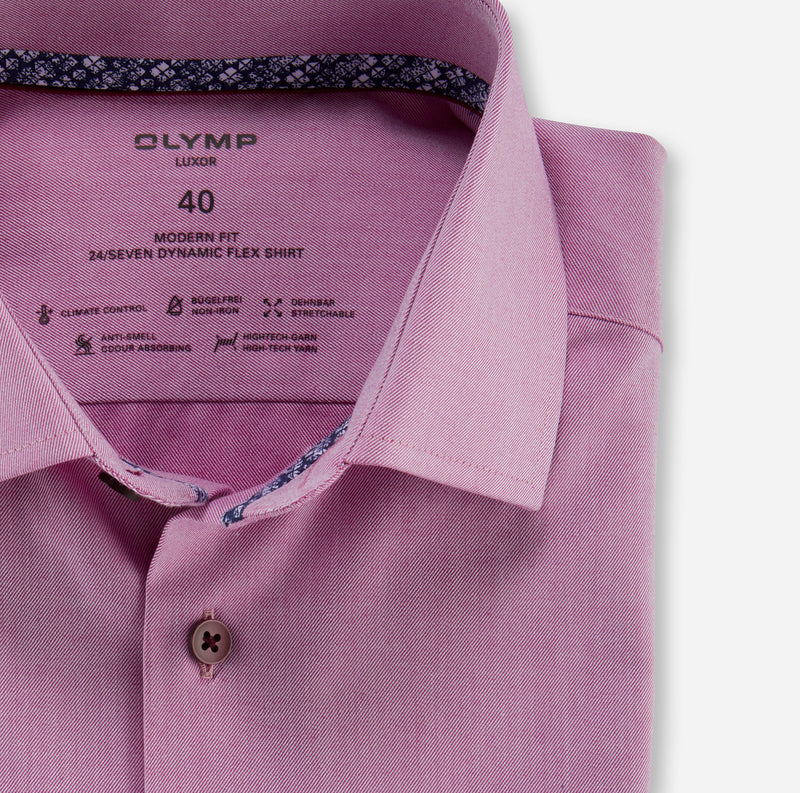 Luxor Modern Fit Shirt - Fuchsia